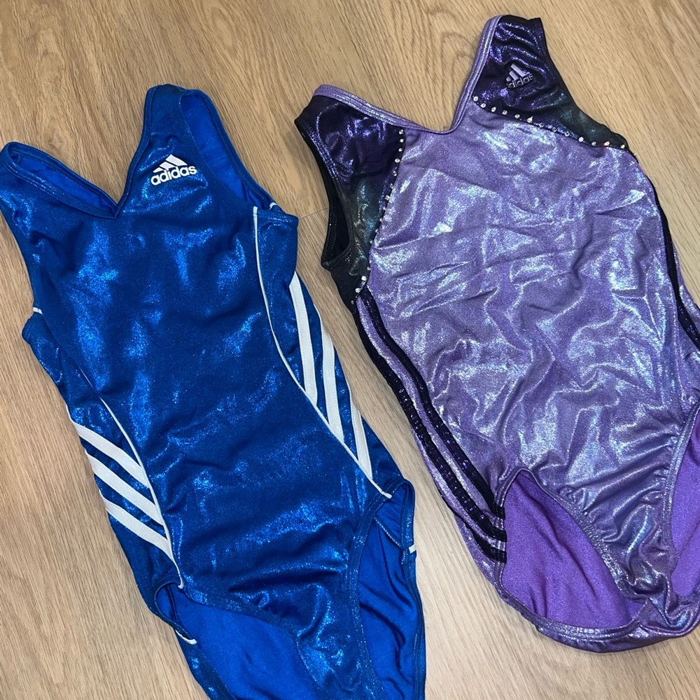 BUNDLE of 2 Adidas Gymnastics Leotards both size ASMALL